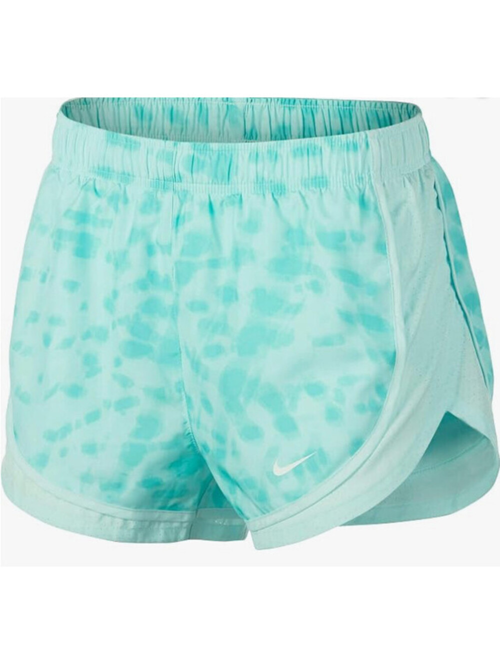 Nike Women S Tempo Tie Dyed Running Shorts Green Size X-Small
